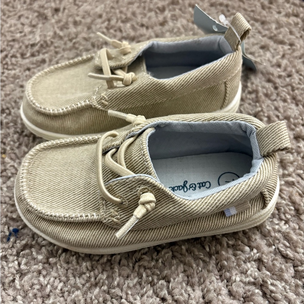 Cat & Jack Tan Kids Moccasins